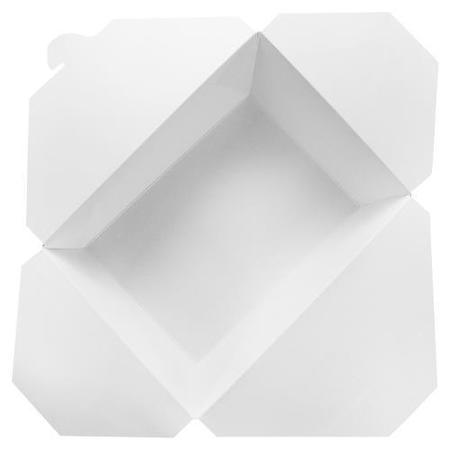 KARAT 110 oz White Fold-To-Go Boxes, PK160 FP-FTG110W